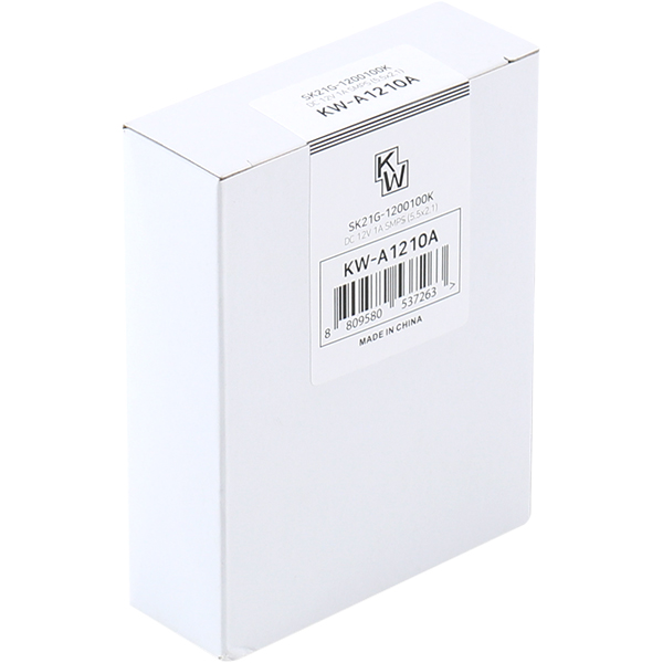 KW KW-A1210A(SK21G-1200100K) 12V 1A SMPS 아답터(5.5x2.1mm/C:+)