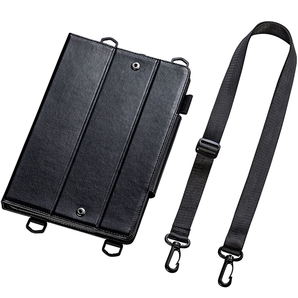 SANWA PDA-TABF6N 후지쯔 ARROWS Tab 숄더/핸드벨트 가죽 케이스