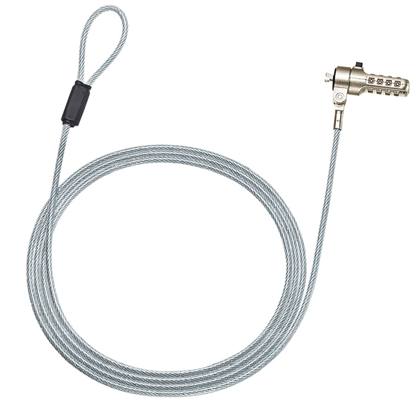 SNAWA SLE-36S 노트북 도난방지 와이어 잠금장치 (다이얼 타입/Ø4.4mm /2m)