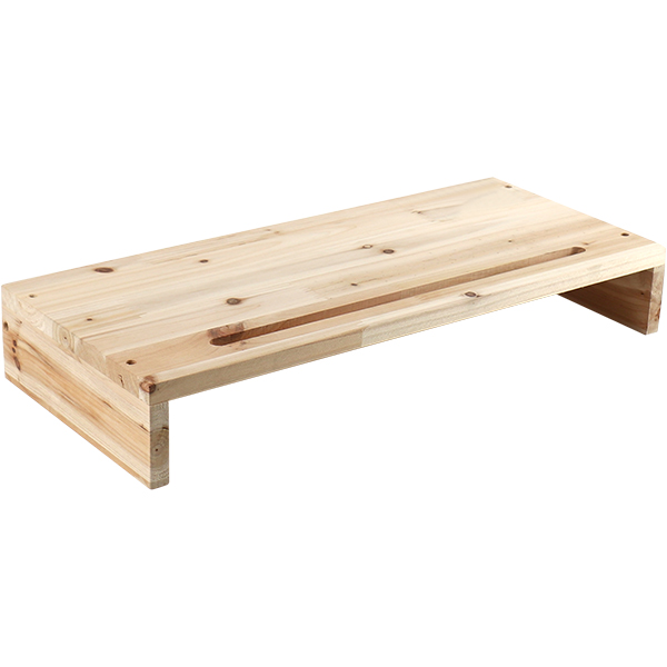 NETmate NM-MCD01 다용도 원목 받침대 (1단, 560x240x85mm)