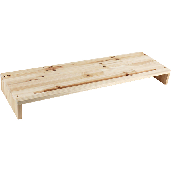 NETmate NM-MCD03 다용도 원목 받침대 (와이드, 800x240x85mm)