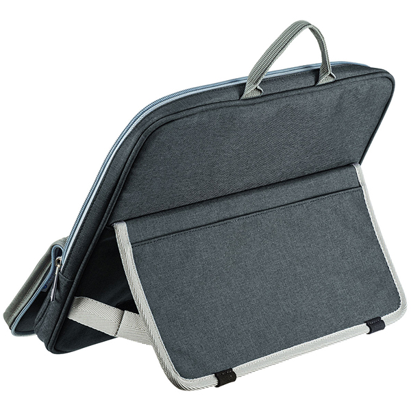 SANWA IN-TWAC3GY 스탠드 파우치·미니가방(L/그레이)