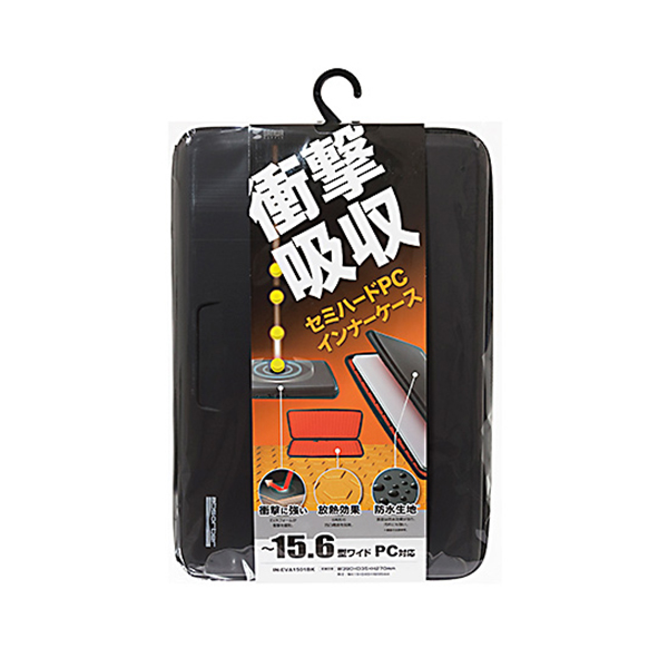 SANWA IN-EVA1501BK 세미하드 노트북 케이스(15.6형)