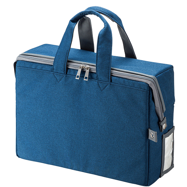 SANWA BAG-TW3BL 비즈니스 스퀘어 가방 (블루)