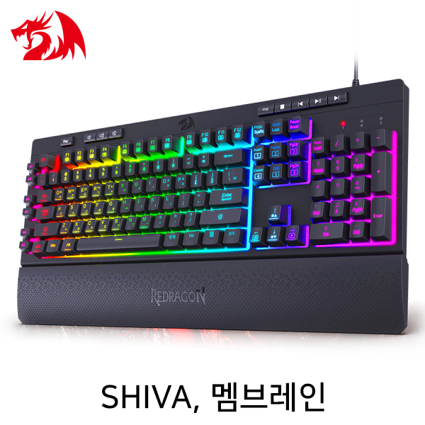 Redragon SHIVA K512RGB RGB 멤브레인 게이밍 키보드