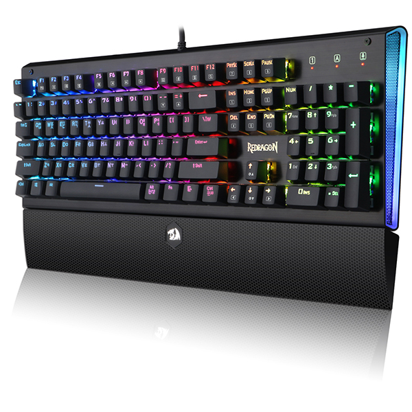 Redragon ARYAMAN K569RGB RGB 게이밍 키보드 (적축)