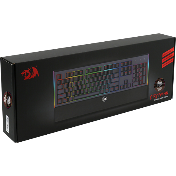 Redragon ARYAMAN K569RGB RGB 게이밍 키보드 (갈축)