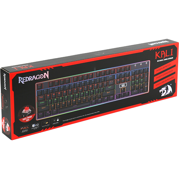 Redragon KALI K577R RAINBOW 게이밍 키보드 (적축)