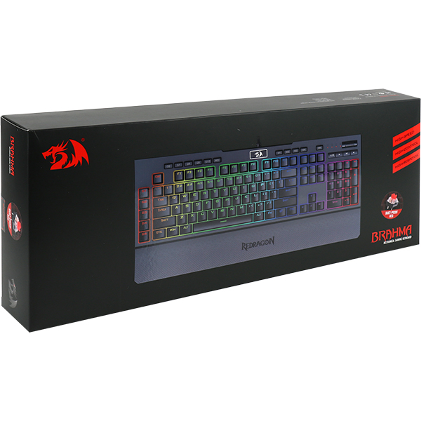Redragon BRAHMA K586RGB RGB 게이밍 키보드 (적축)