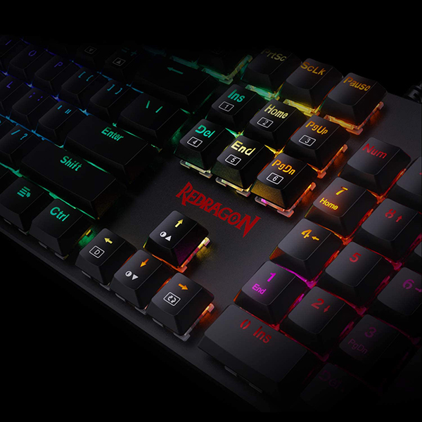 Redragon SHRAPNEL K589RGB Low Profile RGB 게이밍 키보드 (청축)