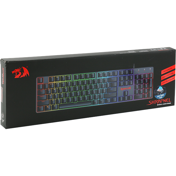 Redragon SHRAPNEL K589RGB Low Profile RGB 게이밍 키보드 (청축)