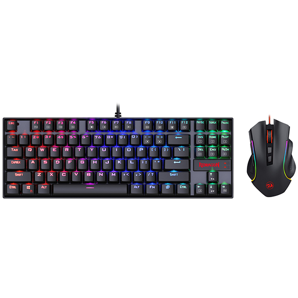Redragon 2 IN 1 COMBO K552RGB-BA RGB 게이밍 키보드&마우스 세트 (청축)