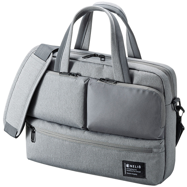 SANWA BAG-CA11GY 3포켓 노트북 가방(13.3형/그레이)