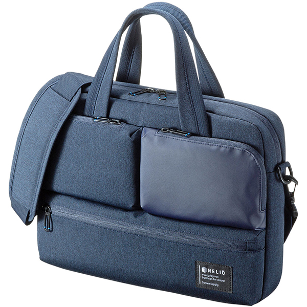 SANWA BAG-CA11NV 3포켓 노트북 가방(13.3형/네이비)