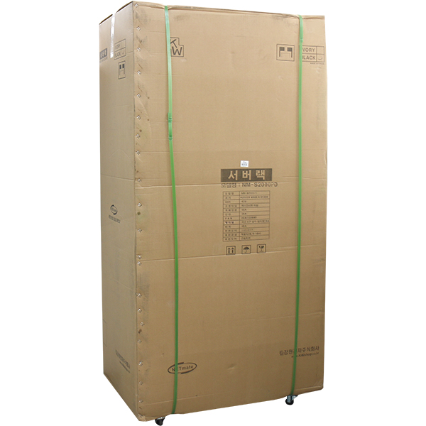 NETmate NM-S2000PD 타공문 서버랙(블랙)