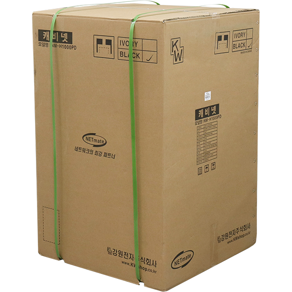 NETmate NM-H1000PD 타공문 허브랙(블랙)