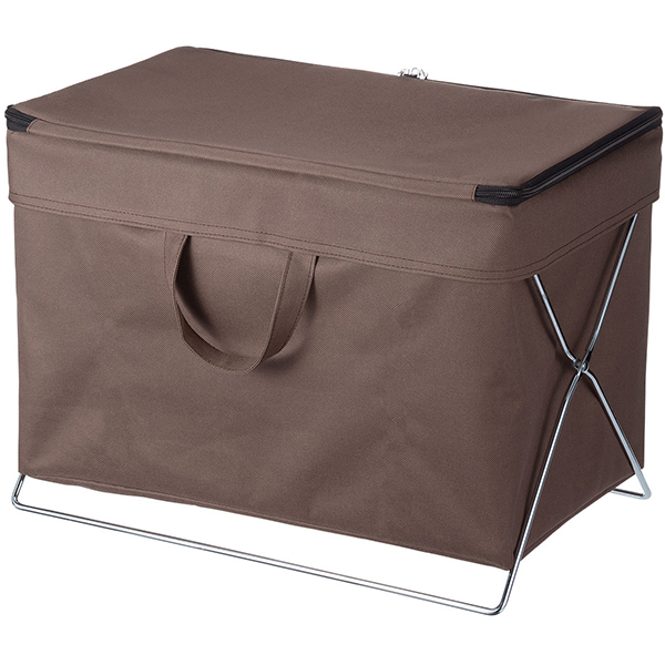 SANWA CB-BOXTW1BR 접이식 스퀘어 수납 박스(브라운)