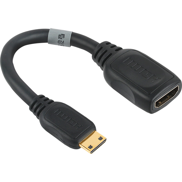 NETmate NMG002 HDMI / Mini HDMI 케이블 젠더 0.15m