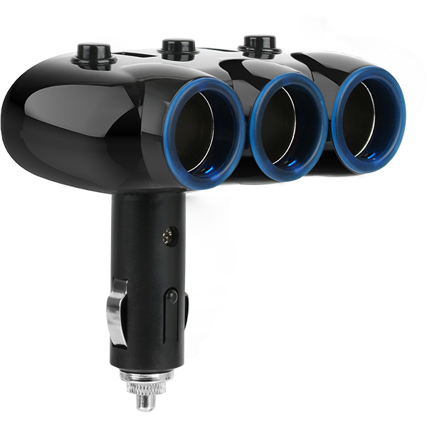 NETmate NM-CJ01 차량용 USB 충전 시거잭(USBx2, 시거 소켓x3)