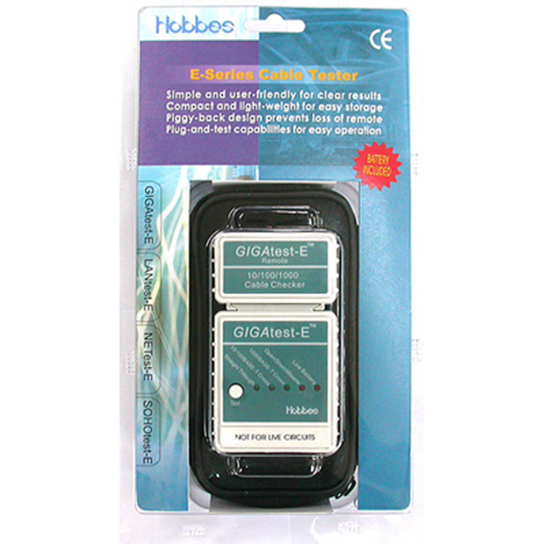 Hobbes E-650 기가 LAN 케이블 테스터기 + CrossOver커플러