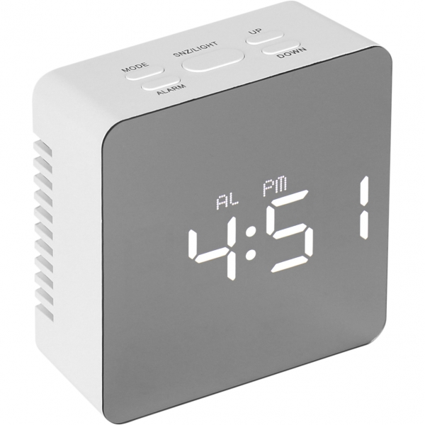 NETmate NM-LC01 심플 LED 미러 클락