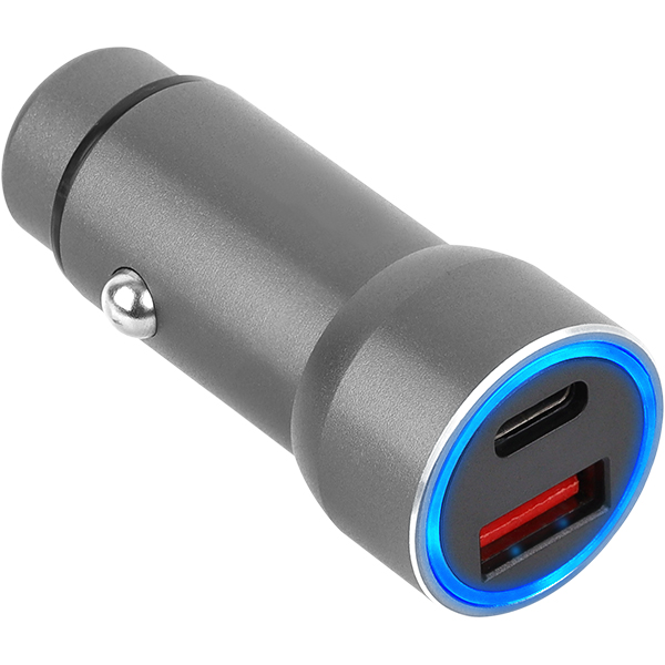 NETmate NM-CJ04 USB PD+QC3.0 고속 충전 시거잭 (실버)