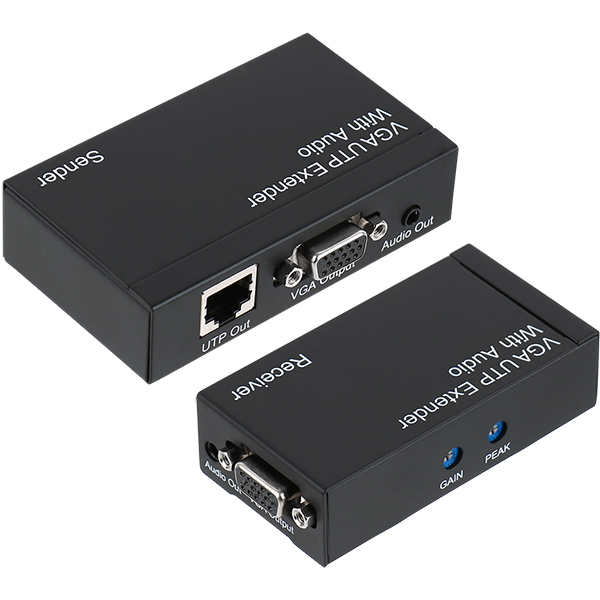 NETmate NM-PTR01 VGA(RGB) 1:2 리피터(로컬 + 리모트)(300m)