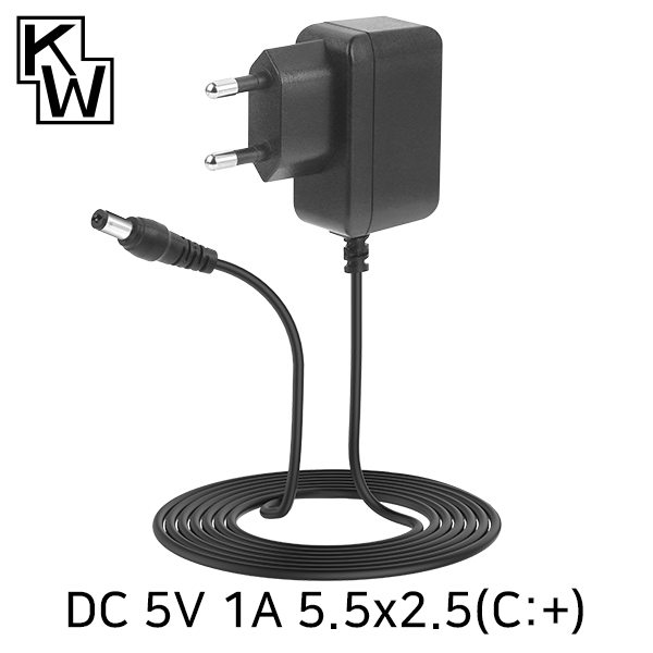 KW KW-A5010B(SK01G-0500100K) 5V 1A SMPS 아답터(5.5x2.5mm/C:+)