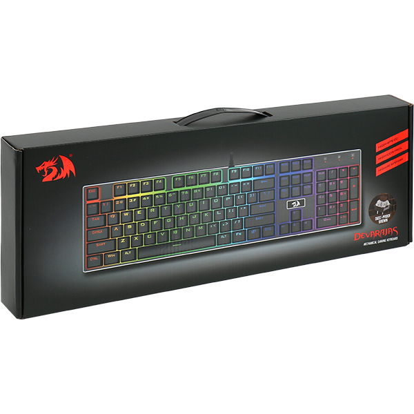 Redragon DEVARAJAS K556RGB RGB 게이밍 키보드 (갈축)
