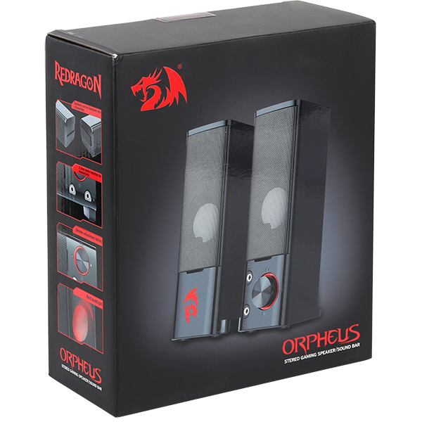 Redragon ORPHEUS GS550 게이밍 스테레오 사운드 바 스피커