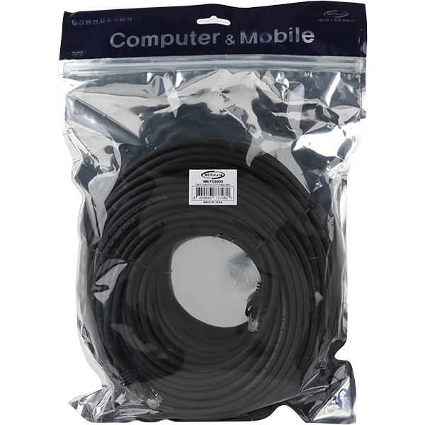 NETmate NM-FC6500 CAT.6 UTP High-Flex 랜 케이블 50m