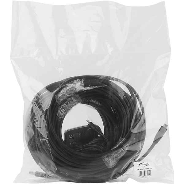 NETmate CBL-AU3.1G1XOPW-30m USB3.1 Gen1(3.0) AM-CM(Lock) 리피터 30m(전원 아답터 포함)