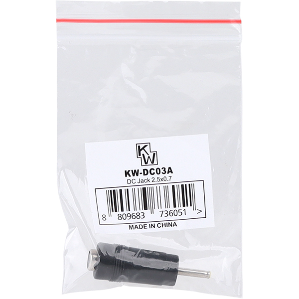 KW KW-DC03A 5.5x2.1 to 2.5x0.7mm 아답터 변환 잭