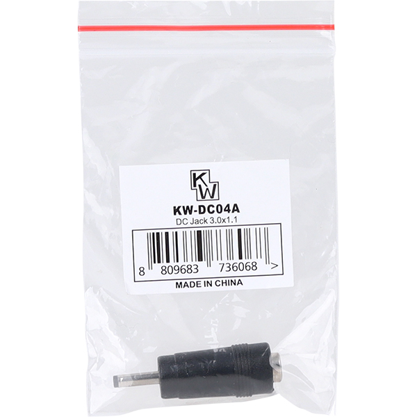 KW KW-DC04A 5.5x2.1 to 3.0x1.1mm 아답터 변환 잭