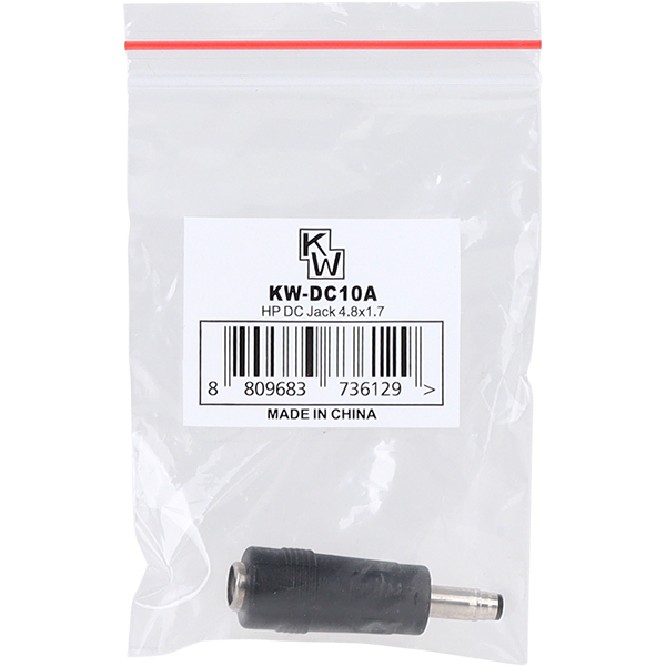 KW KW-DC10A 5.5x2.1 to 4.8x1.7mm(HP) 아답터 변환 잭