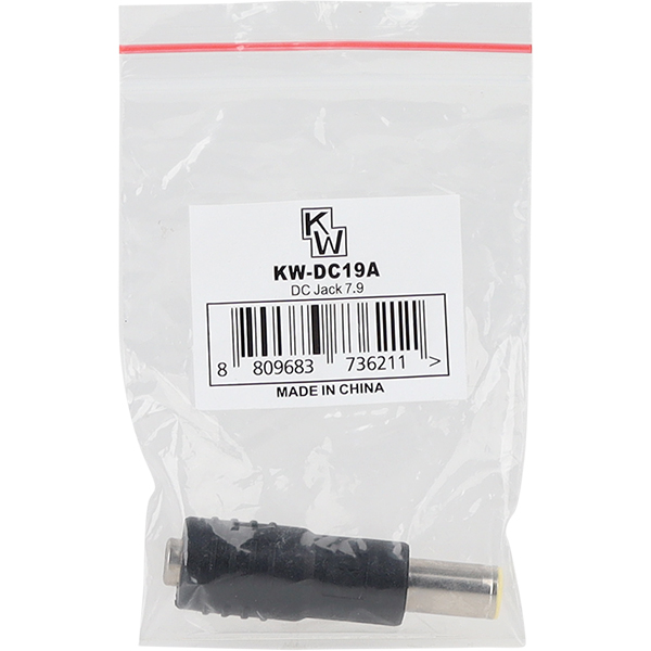 KW KW-DC19A 5.5x2.1 to 7.9x2.5mm 아답터 변환 잭
