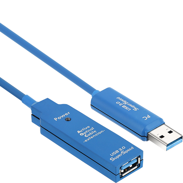 NETmate CBL-U3AOC01N-15M USB3.0 Hybrid AOC AM-AF 연장 리피터 15m