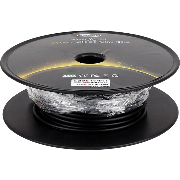 NETmate NM-HAC25 HDMI2.0 Hybrid AOC 케이블 25m