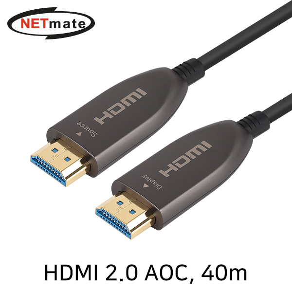 NETmate NM-HAC40 HDMI2.0 Hybrid AOC 케이블 40m