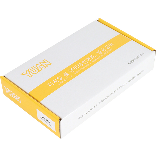 YUAN(유안) YUX12 USB 4K 60Hz HDMI 2.0 캡처 박스