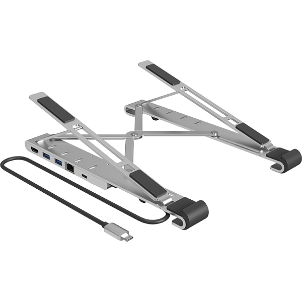 NETmate NM-MHS02 USB-C X 스탠드 (USB3.0 3포트, HDMI, LAN, PD)