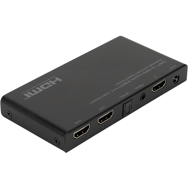 NETmate NM-PTS06 4K 60Hz HDMI 2.0 1:2 분배기 (오디오 디임베더)