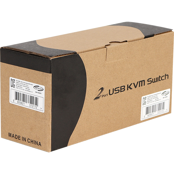 NETmate NM-CKD01 4K 60Hz HDMI 2.0 KVM 2:1 스위치(USB-C)