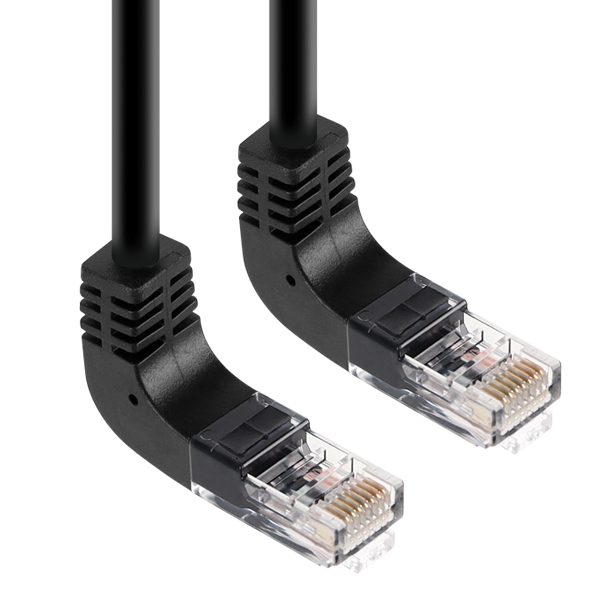 [표준제품]KW KW602UN CAT.6 UTP 랜 케이블 2m (위쪽 꺾임)