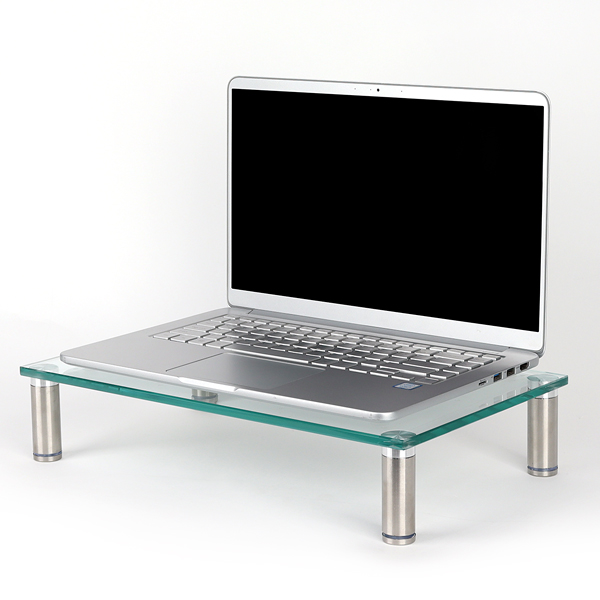 NETmate NM-GCD01N 다용도 강화유리 받침대(클리어/소)