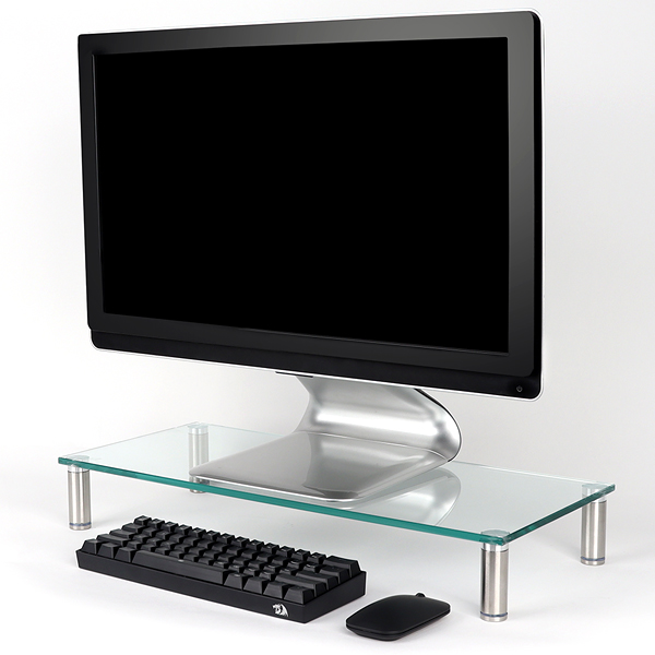 NETmate NM-GCD02N 다용도 강화유리 받침대(클리어/중)