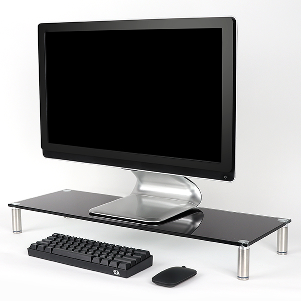 NETmate NM-GCD03BN 다용도 강화유리 받침대(블랙/대)