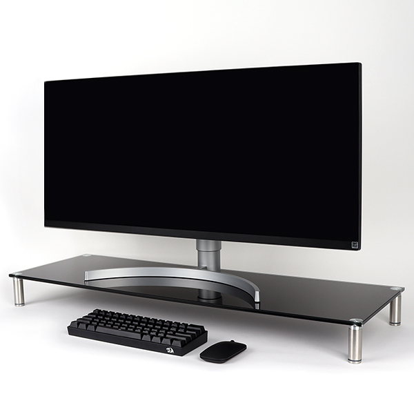 NETmate NM-GCD04BN 다용도 강화유리 받침대(블랙/특대)