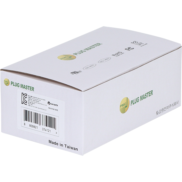 PLUG MASTER P8-018-9 CAT.6 아크 래치 RJ-45 플러그(100개)