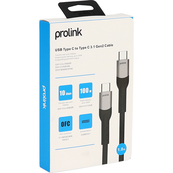 PROLINK PF487A-0100 USB3.1 Gen2 CM-CM 케이블 1m